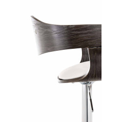 Taburete de bar Kingston Blanco/gris