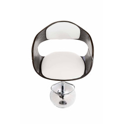 Taburete de bar Kingston Blanco/gris