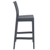 Set 2x Taburetes Maya de Exterior Gris oscuro