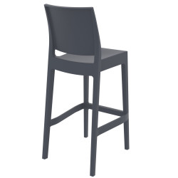 Set 2x Taburetes Maya de Exterior Gris oscuro