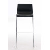 Set 2x Taburete Hoover con Asiento de Plástico & Base de Metal Negro,Cromado