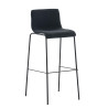 Set 2x Taburete Hoover Tapizado en Tela Negro,Negro
