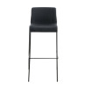 Set 2x Taburete Hoover Tapizado en Tela Negro,Negro