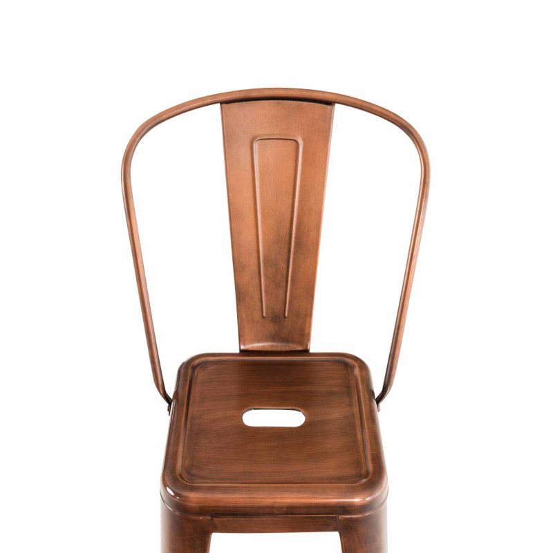 Set 2x Taburete Industrial Aiden Cobre
