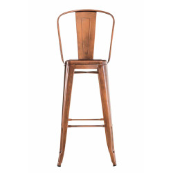 Set 2x Taburete Industrial Aiden Cobre