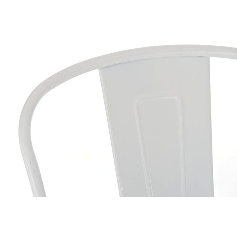 Set 2x Taburete Industrial Aiden Blanco