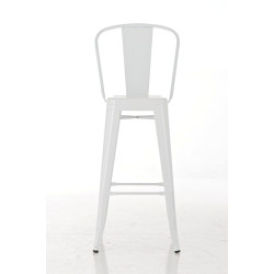 Set 2x Taburete Industrial Aiden Blanco