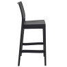 Set 2x Taburetes Maya de Exterior Negro