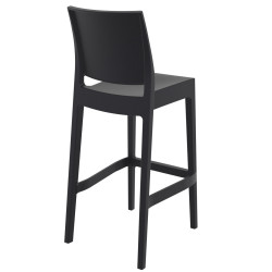 Set 2x Taburetes Maya de Exterior Negro