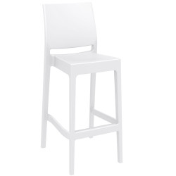 Set 2x Taburetes Maya de Exterior Blanco
