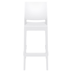 Set 2x Taburetes Maya de Exterior Blanco
