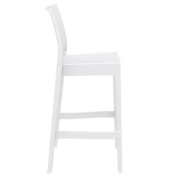 Set 2x Taburetes Maya de Exterior Blanco