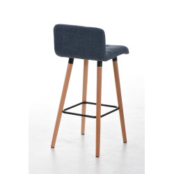 Set 2 Taburetes Lincoln en Tela Natural,Azul