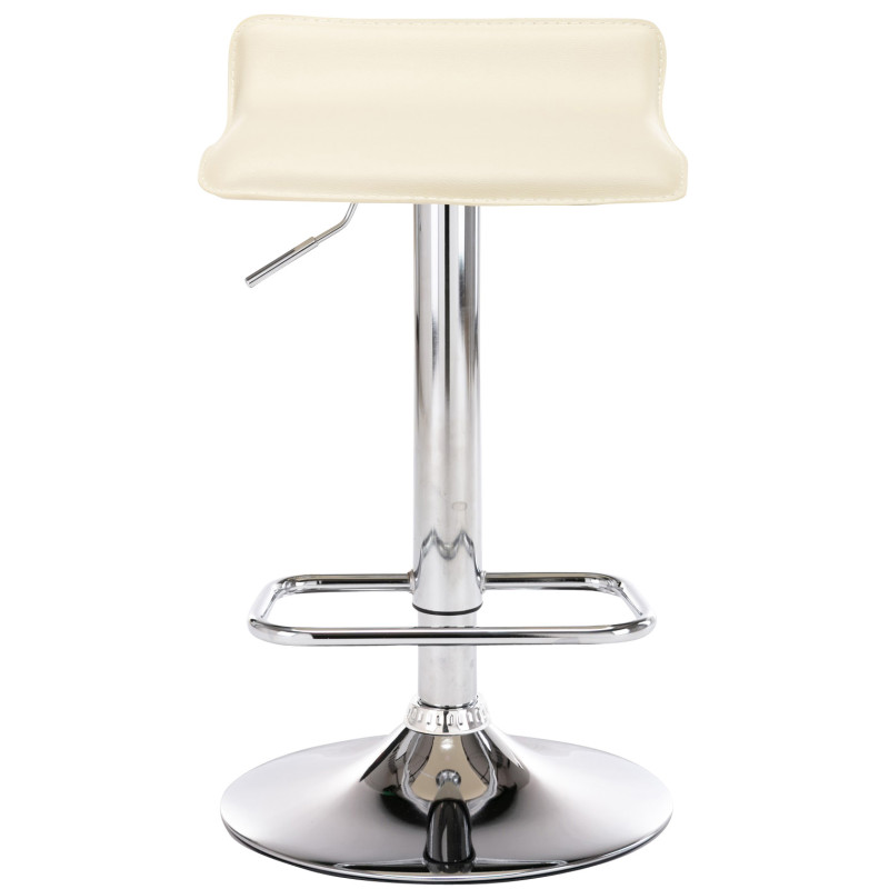 Set De 2 Taburetes Dyn en Cuero PU Crema