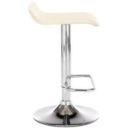 Set De 2 Taburetes Dyn en Cuero PU Crema