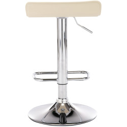Set De 2 Taburetes Dyn en Cuero PU Crema