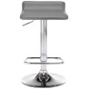 Set De 2 Taburetes Dyn en Cuero PU Gris
