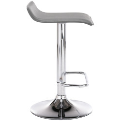 Set De 2 Taburetes Dyn en Cuero PU Gris