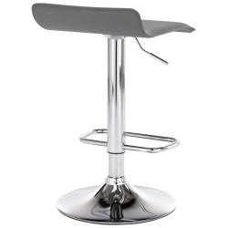 Set De 2 Taburetes Dyn en Cuero PU Gris
