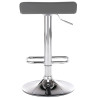 Set De 2 Taburetes Dyn en Cuero PU Gris