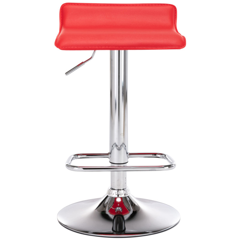 Set De 2 Taburetes Dyn en Cuero PU Rojo