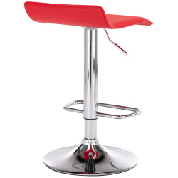 Set De 2 Taburetes Dyn en Cuero PU Rojo
