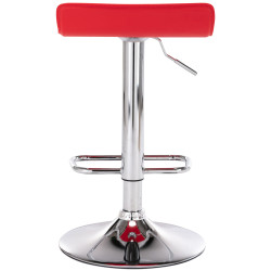 Set De 2 Taburetes Dyn en Cuero PU Rojo