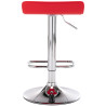 Set De 2 Taburetes Dyn en Cuero PU Rojo