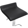 Set De 2 Taburetes Dyn en Cuero PU Negro
