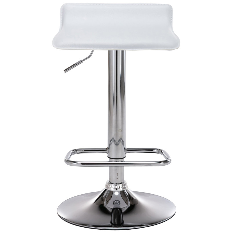 Set De 2 Taburetes Dyn en Cuero PU Blanco