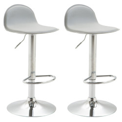 Set De 2 Taburetes Lana V2 Gris