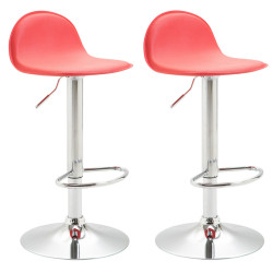 Set De 2 Taburetes Lana V2 Rojo
