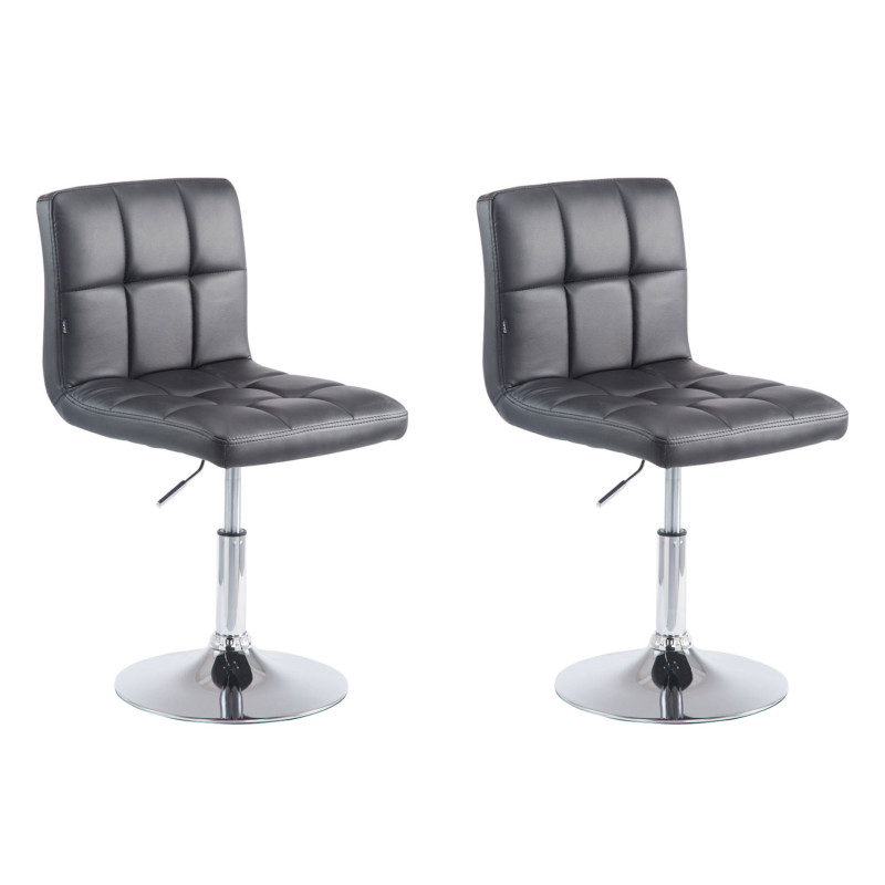 Set De 2 Taburetes Lounge Palma V2 Negro