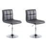 Set De 2 Taburetes Lounge Palma V2 Negro