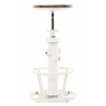 Taburete Industrial Bruna Blanco antiguo