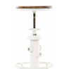 Taburete Industrial Bruna Blanco antiguo