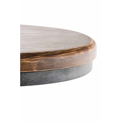 Taburete Industrial Karla Plateado