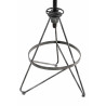 Taburete Industrial Karla Plateado