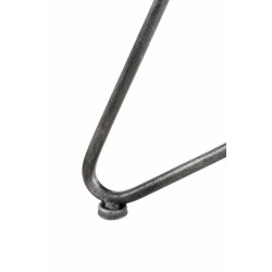 Taburete Industrial Karla Plateado