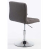 Set De 2 Taburetes Lounge Palma V2 En Tela Gris oscuro
