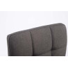 Set De 2 Taburetes Lounge Palma V2 En Tela Gris oscuro