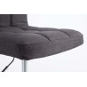 Set De 2 Taburetes Lounge Palma V2 En Tela Negro