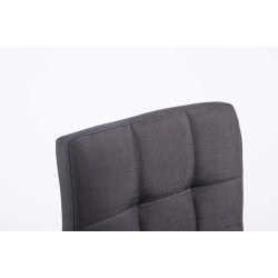 Set De 2 Taburetes Lounge Palma V2 En Tela Negro