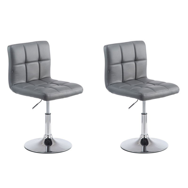 Set De 2 Taburetes Lounge Palma V2 Gris