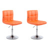 Set De 2 Taburetes Lounge Palma V2 Naranja