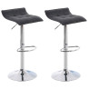 Set de 2 Taburetes Madison Gris oscuro