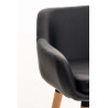 Set De 2 Taburetes Grant En Simil Cuero Negro