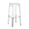 Set 2x Taburete Fox en Polipropileno Transparente