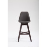 Set 2x Taburete Cannes en Tela Gris oscuro,Cappuccino