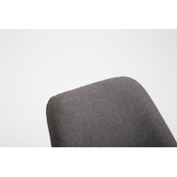 Set 2x Taburete Cannes en Tela Gris oscuro,Cappuccino